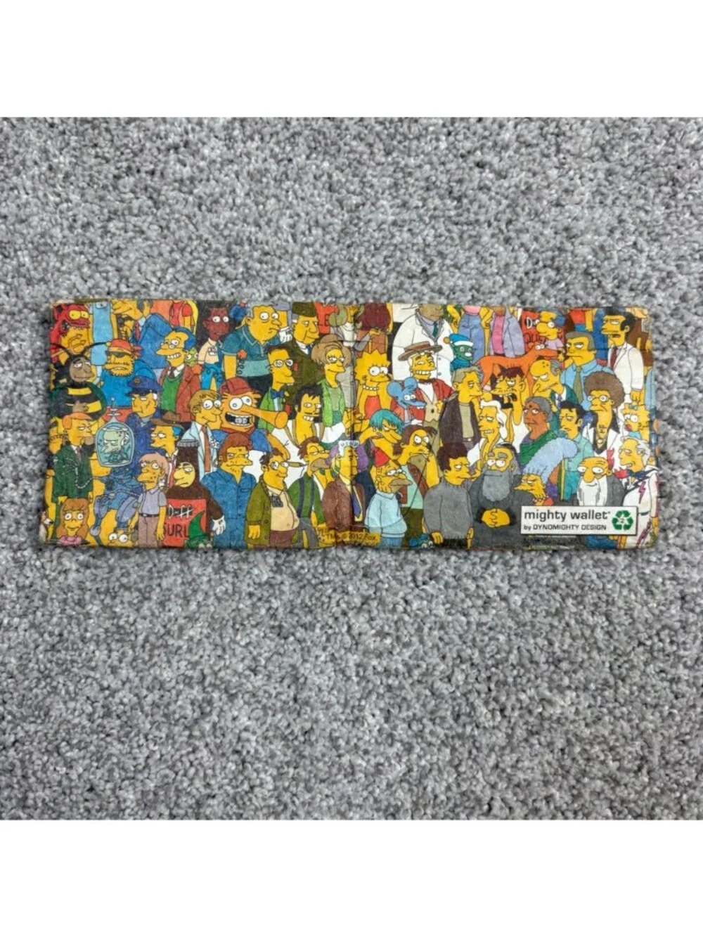 Might Wallet Simpsons by Dynomighty Design Paper Slight Fade Bi-Fold